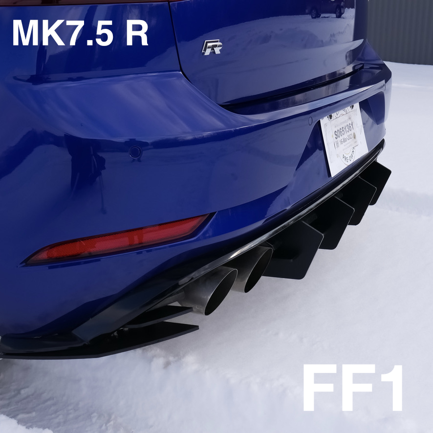 Rear Diffuser for MK7.5 Golf R (2018-2021)