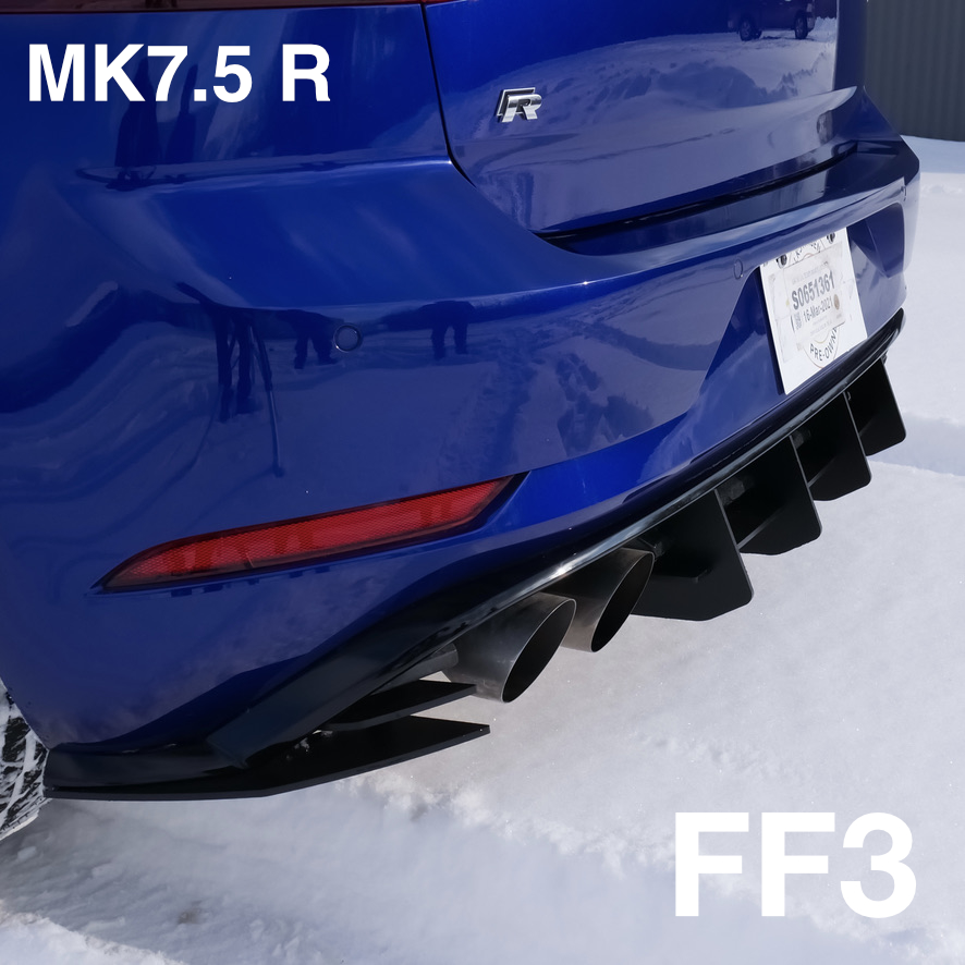 Rear Diffuser for MK7.5 Golf R (2018-2021)