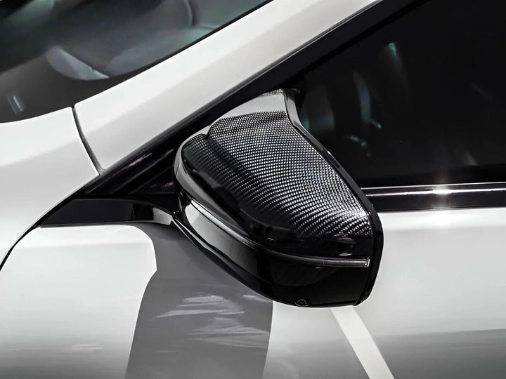 BMW 5 Series F90 M5 M Style Carbon Fiber Side Mirror Cover (2018+)