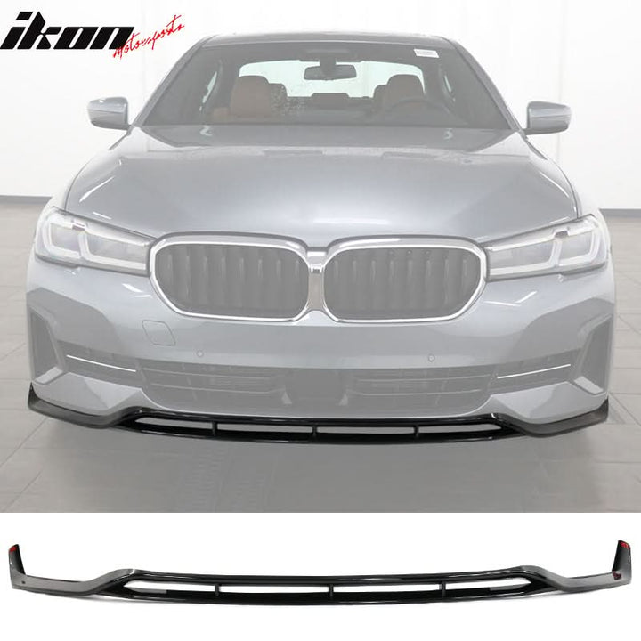 2021-2023 BMW G30 G31 LCI 5-Series Gloss Black Front Bumper Lip