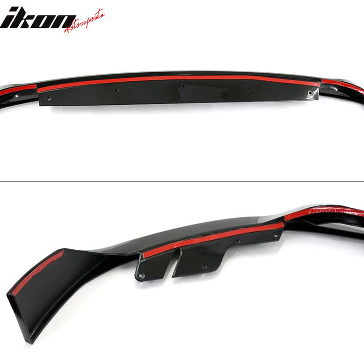2021-2023 BMW G30 G31 LCI 5-Series Gloss Black Front Bumper Lip