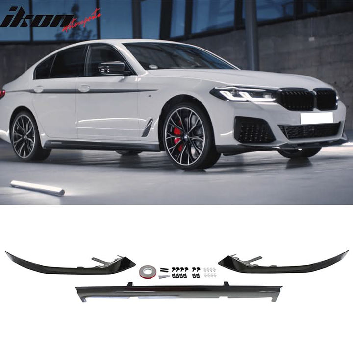 Fits 2021-2023 G30 G31 MP Type 1 Rear Diffuser+Front Bumper Lip+Side S