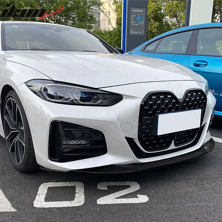 2021-2025 BMW G22 G23 4 Series M-Performance Black Front Bumper Lip