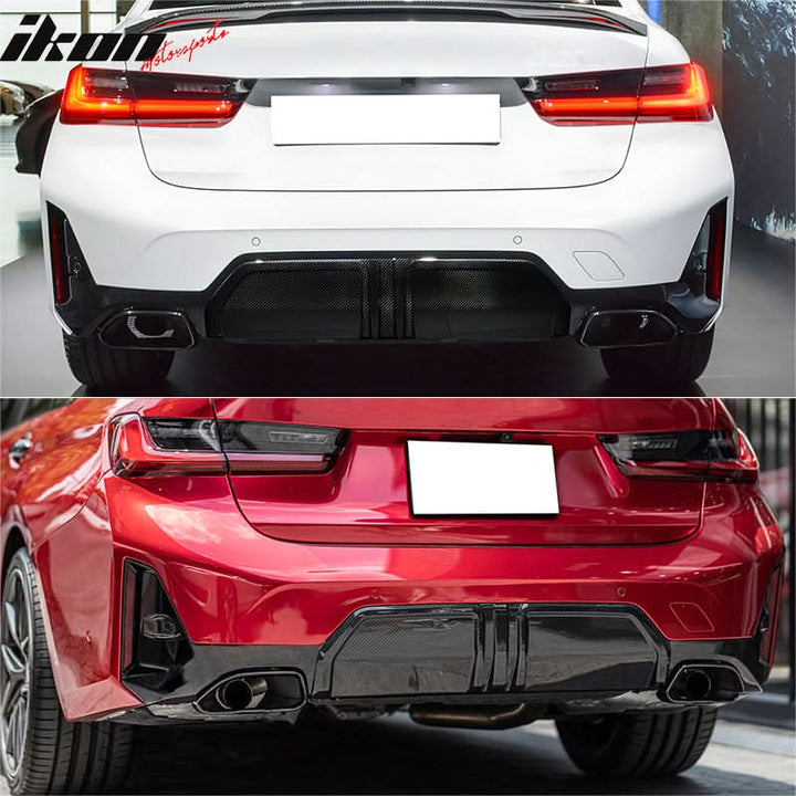 2023-2024 BMW G20 3-Series M340i MP Style Rear Diffuser Gloss Black