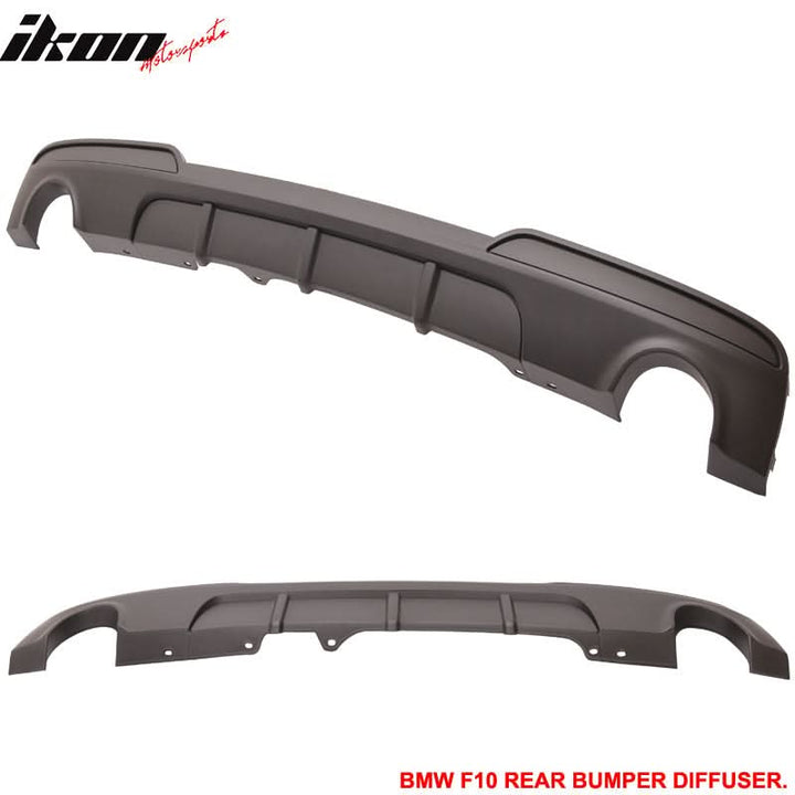 2011-2016 BMW F10 535i Sedan MP Style PP Rear Bumper Lip Diffuser