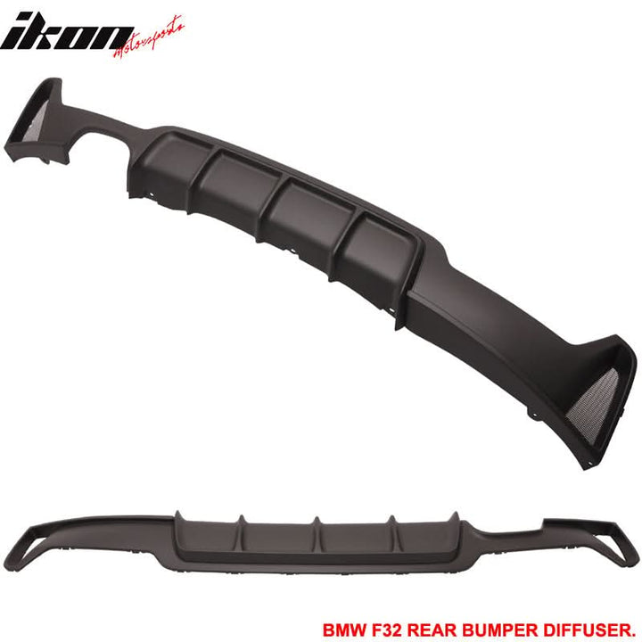 2014-2020 BMW F32 F33 xDrive MP Single Dual Exhaust Rear Bumper
