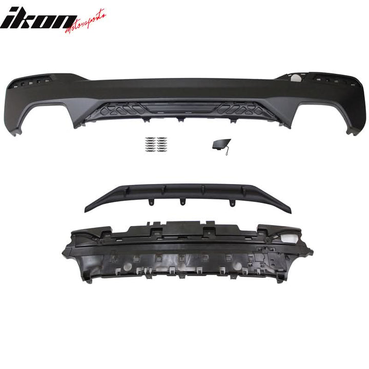 2017-2020 BMW 5 Series 540i G30 M-Tech M Sport PP Rear Lip Diffuser