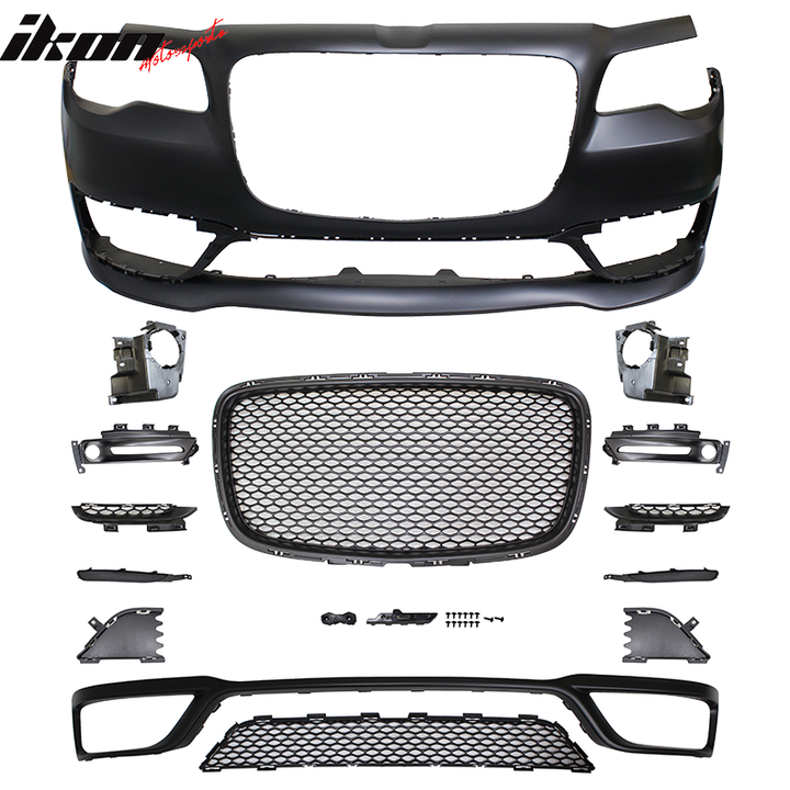 2015-2023 Chrysler 300 S Model Front Bumper Cover W/Grille NO PDC Hole