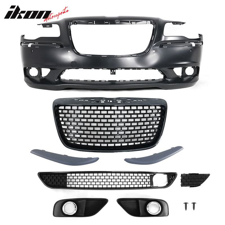 2011-2014 Chrysler 300 PP Front Bumper Cover Conversion Replacement
