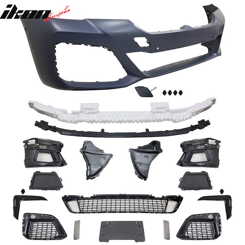 2021-2023 BMW G30 M550 Style MSport Front Rear Bumper Cover Side Skirt