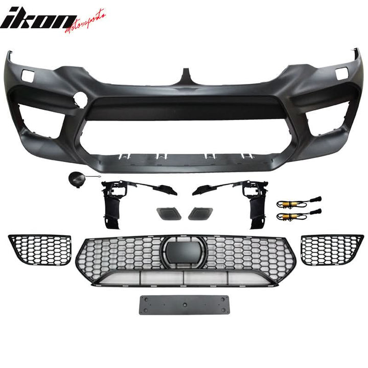 2017-2020 BMW G30 Sedan M5 Style Front + Rear Bumper w/ Diffuser PP