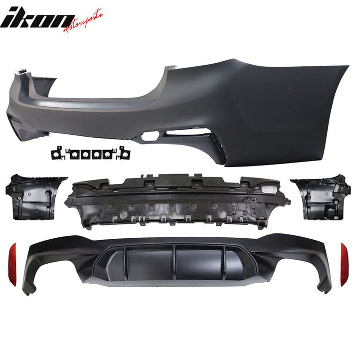 2017-2020 BMW G30 to M5 Style Front Rear Bumpers Side Skirts Fenders