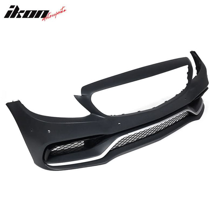 Fits 15-18 Benz W205 C-Class C63 PP Front Bumper Kit