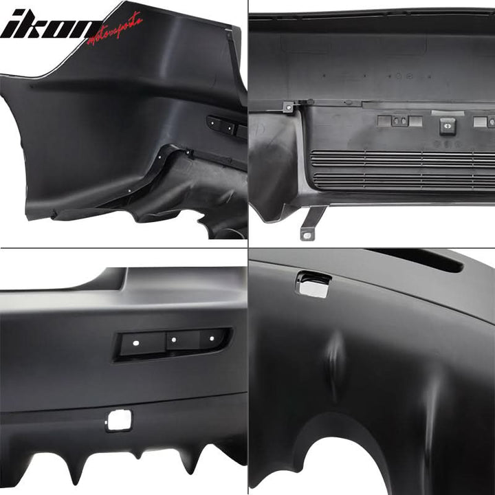 2008-2015 Mitsubishi Lancer EVO 1 Outlet Rear Bumper Conversion PP