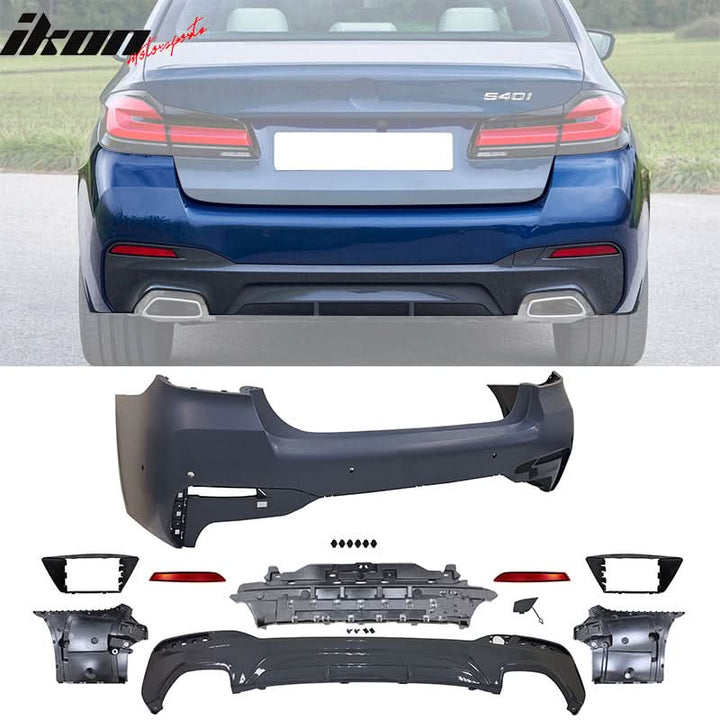 2021-2023 BMW G30 M Sport Front Rear Bumper Diffuser Lip Side Skirt