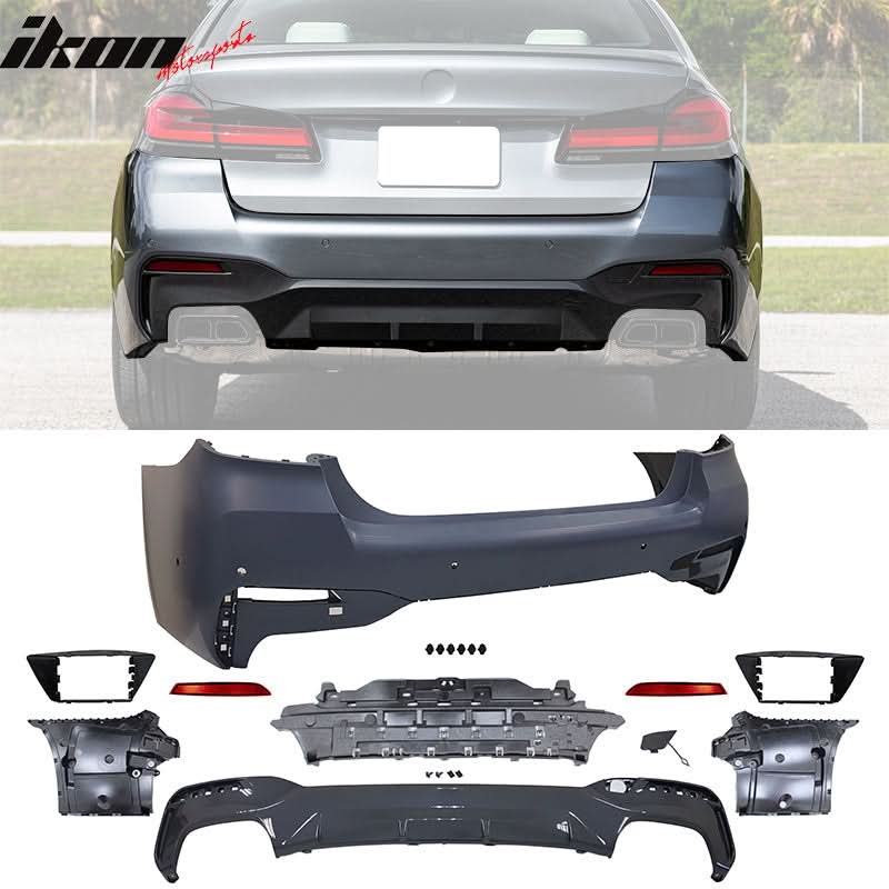 2021-2023 BMW G30 M Tech Front Rear Bumper Diffuser Lip Side Skirt