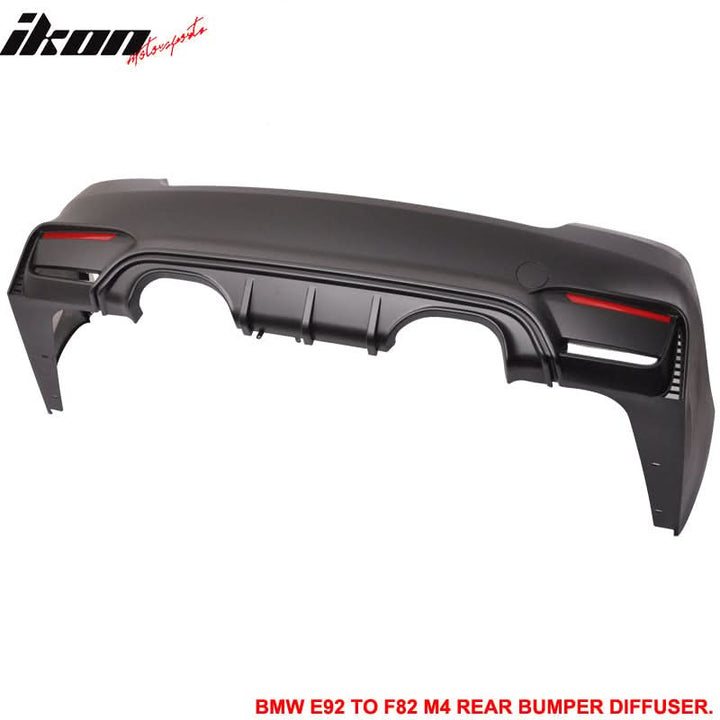 Fits 11-13 E92 E93 LCI M4 Conversion Front+Rear Bumper Polypropylene