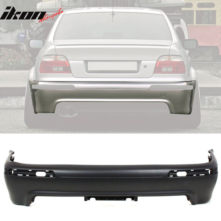 1997-2003 BMW E39 5-Series Unpainted Twin M5 Style Rear Bumper Cover