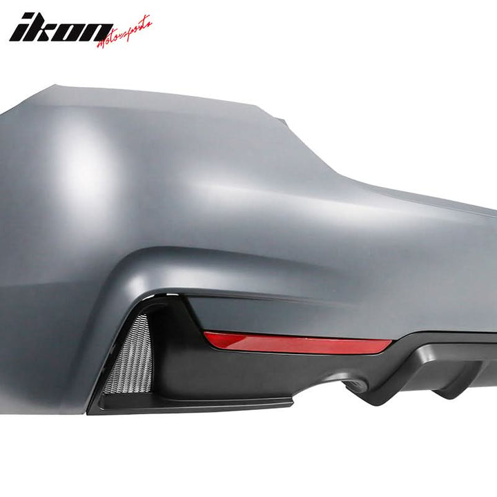 2014-2020 BMW F32 435i M-P Style Dual Outlet Rear Bumper Conversion PP