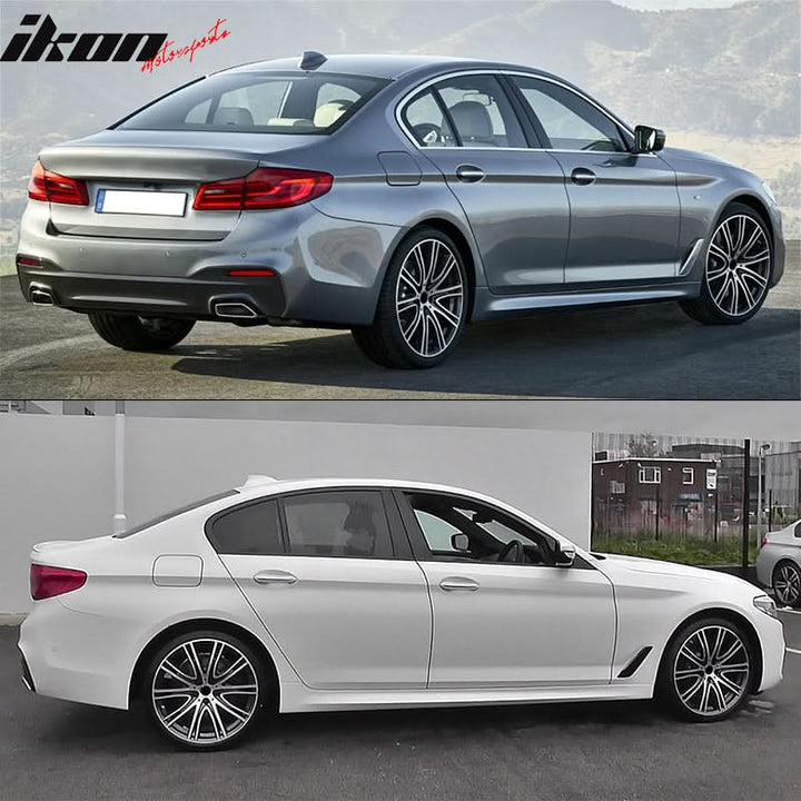 Fits 2021-2023 BMW G30 MP Type 1 Rear Diffuser+Front Bumper Lip+Side S
