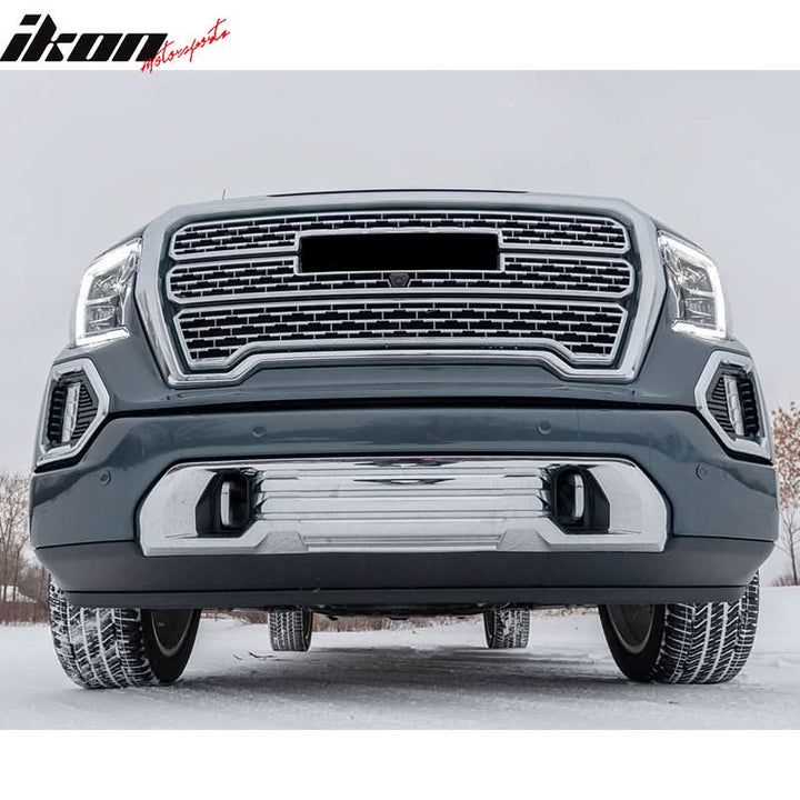 2019-2021 GMC Sierra 1500 Front Skid Plate Protection Chrome