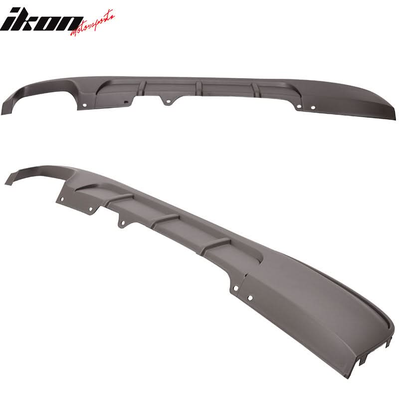 2011-2016 BMW F10 MP Style Rear Bumper Lip Diffuser Single Outlet PP