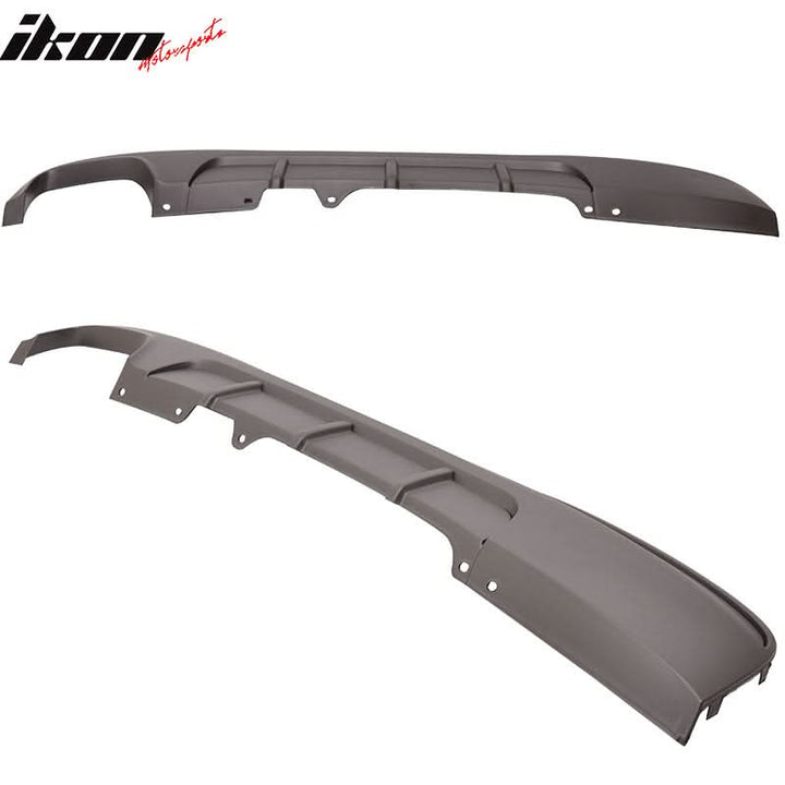 2011-2016 BMW F10 MP Style Rear Bumper Lip Diffuser Single Outlet PP