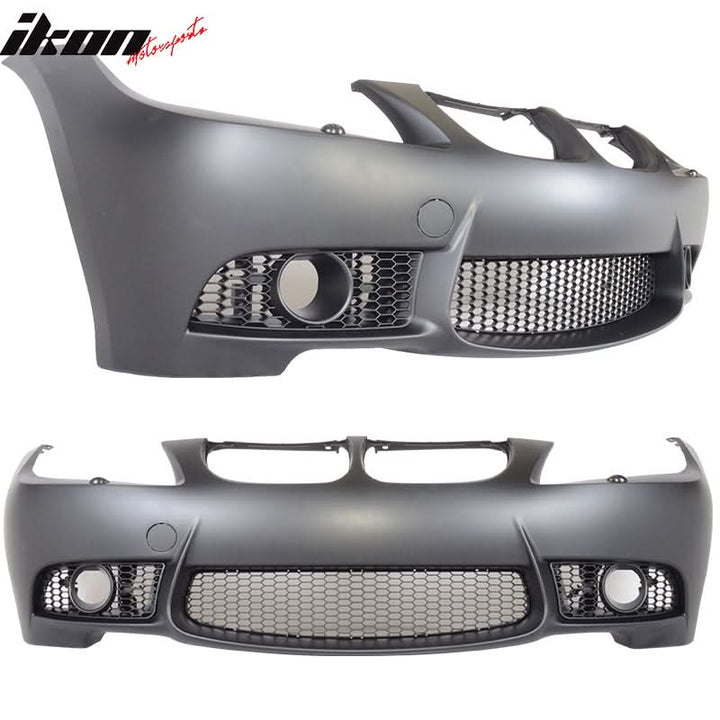 Fits 09-11 E90 3-Series M3 PP Front Bumper + Foglight Fog Lamp