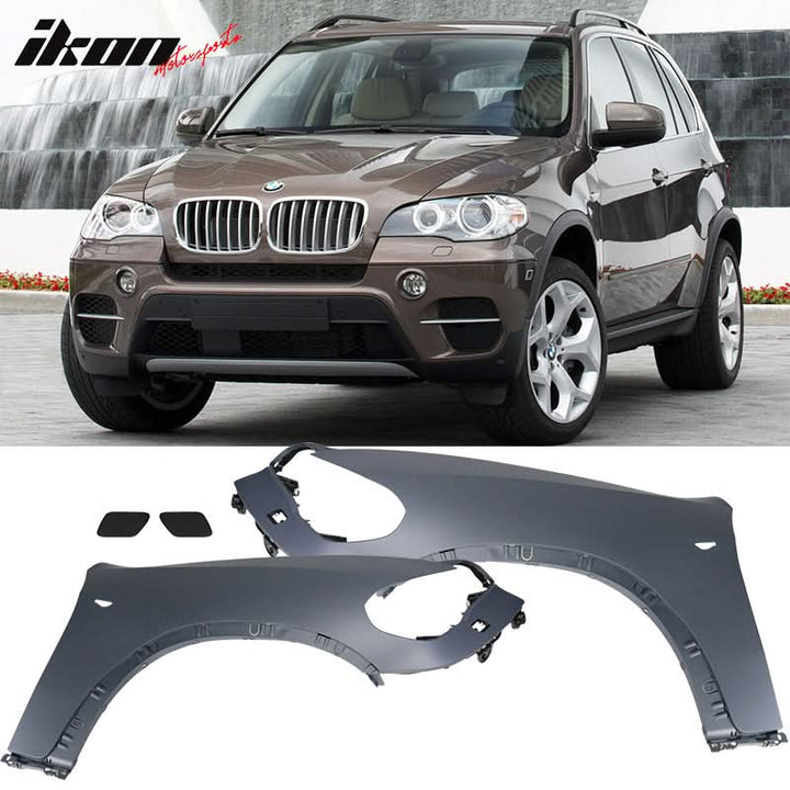 2007-2010 E70 Pre-LCI X5M Front Bumper Cover Conversion+Fender PP
