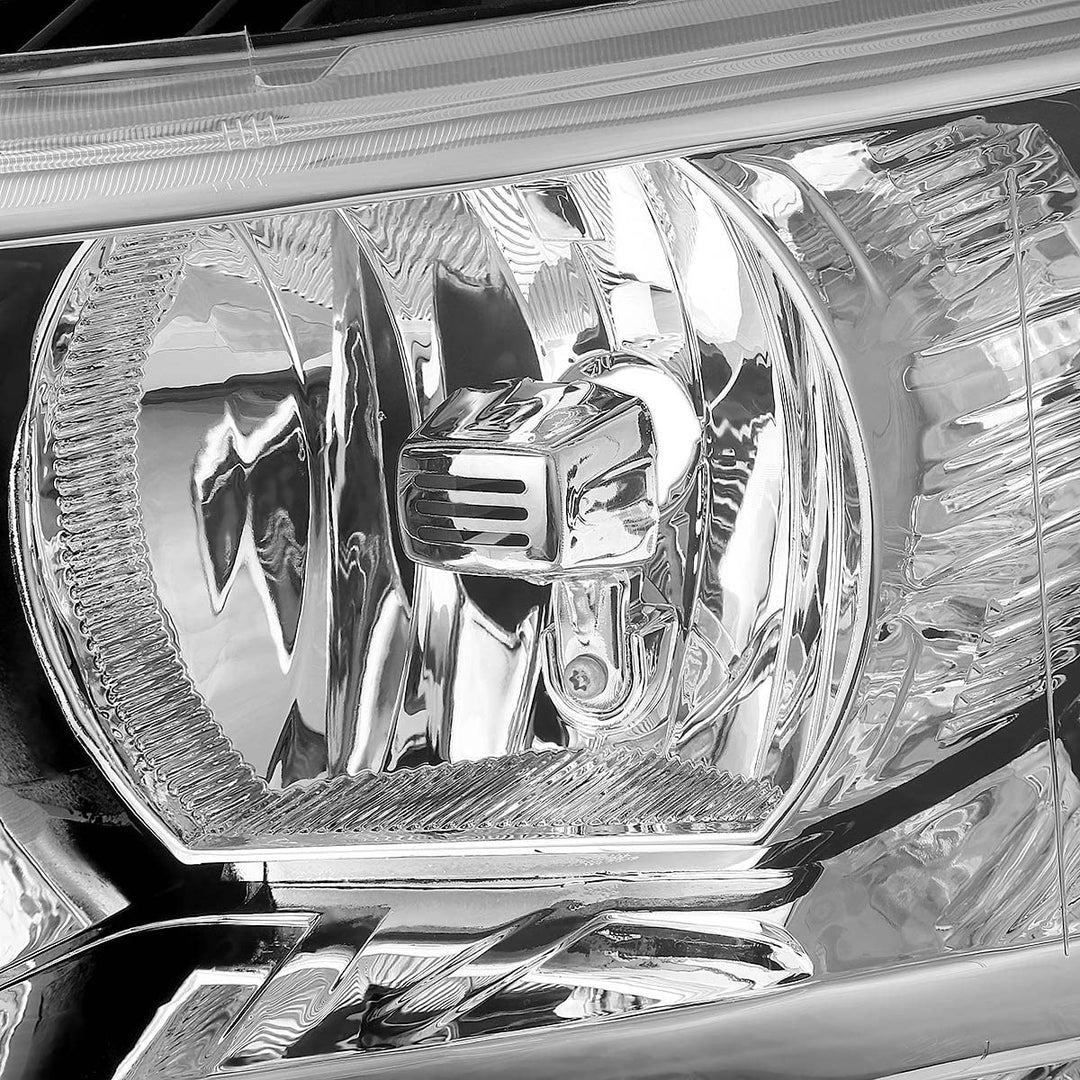 DNA Motoring HL-OH-034-CH-AM Headlight Assembly (Driver and Passenger Side)