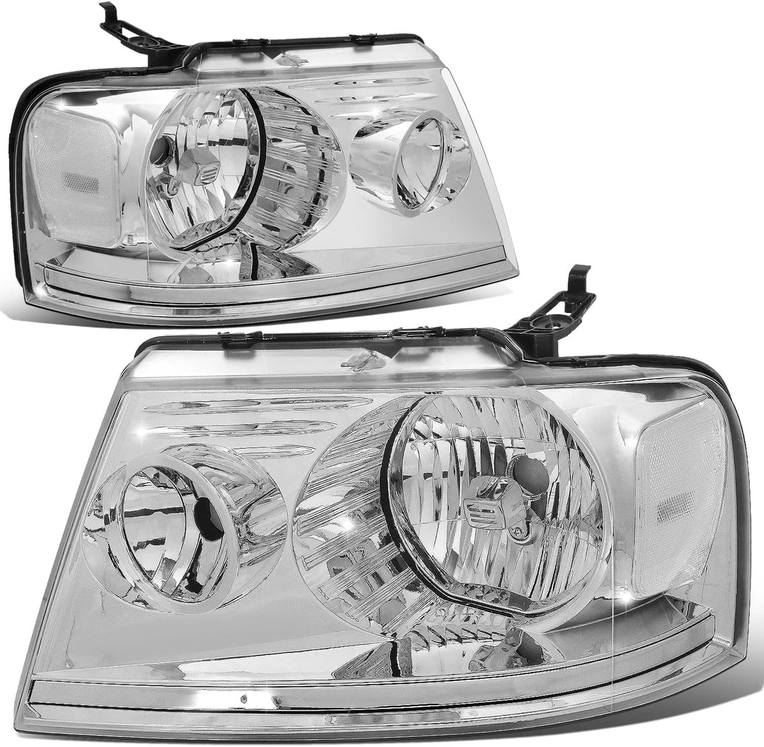 Dna Motoring Hlohf1504cham Headlight Assembly Driver And Passenger Side