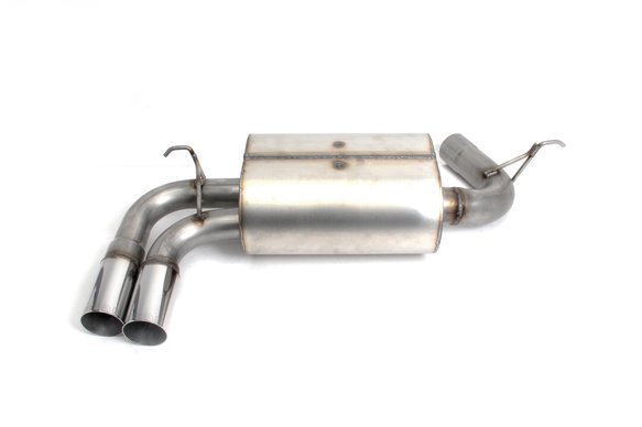 Dinan Free Flow Axle-Back Exhaust - 2016-2020 BMW 330i/430i Stainless Steel - Polished Tips - F30/F31/F32/F33/F36