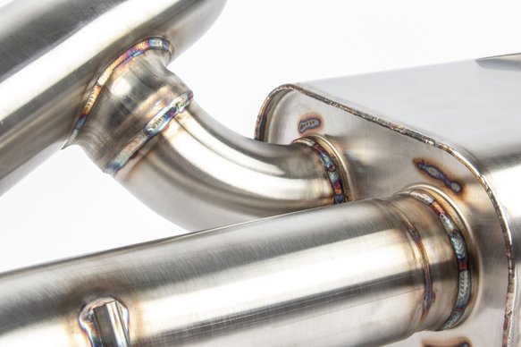 Dinan Free Flow Axle-Back Exhaust - 2020-2024 BMW M340i/M440i Stainless Steel - Black Tips - G20 / G22 / G23 / G26