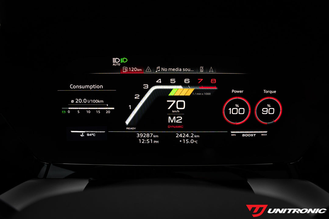 Unitronic Rainbow Shift Light and Digital Oil Level Add-On