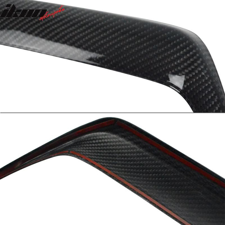 2015-2017 Subaru WRX STI Front Grille Garnish Cover Carbon Fiber