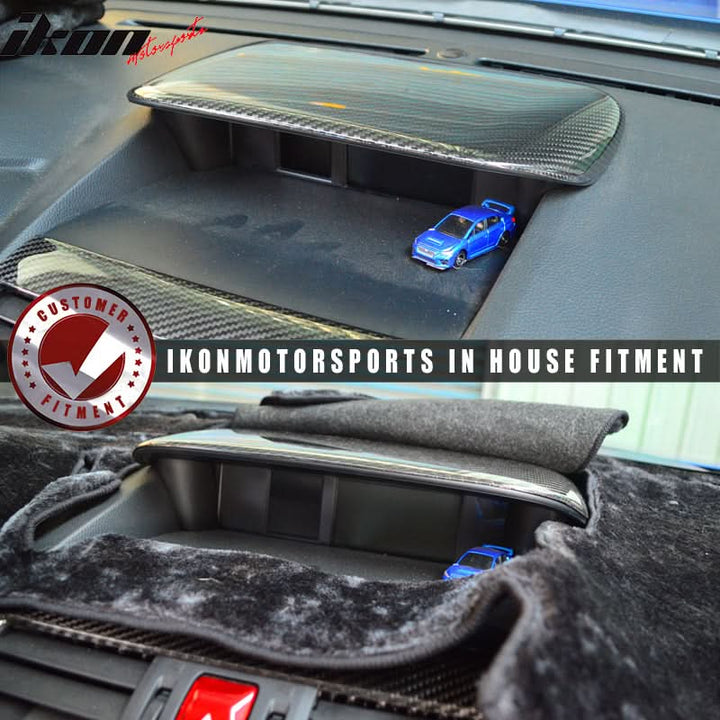 2015-2021 Subaru WRX STI Center Dash Panel Console Hood Carbon Fiber