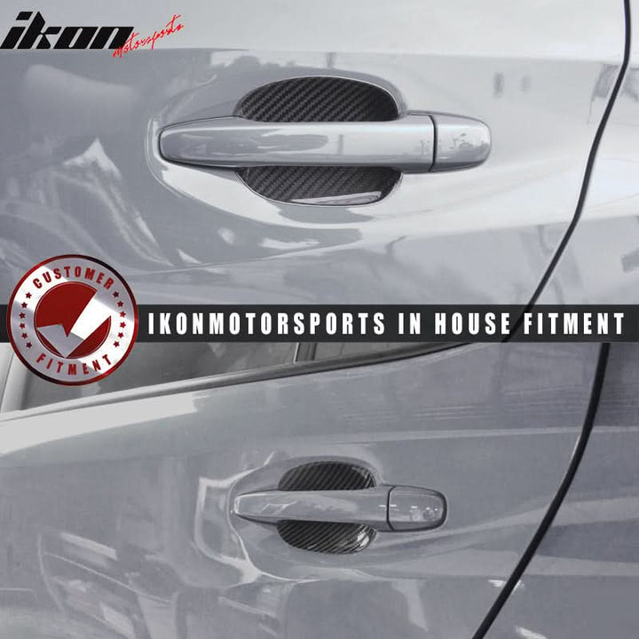 2015-2021 Subaru WRX STI 4DR Door Cup Bowl Trim Cover Carbon Fiber