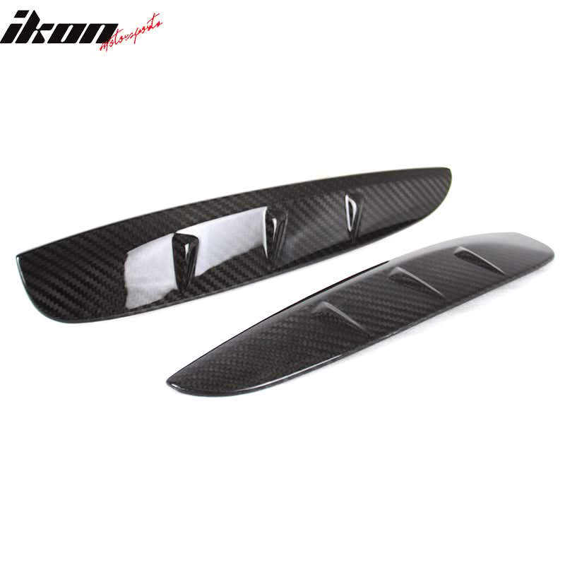 2016-2019 BMW X6 F16 Carbon Fiber CF Side Fender Air Vent Cover Trim