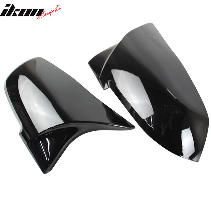 Fits BMW E84 F20 F22 F32 F33 Pair M4 Glossy Black Mirror Covers