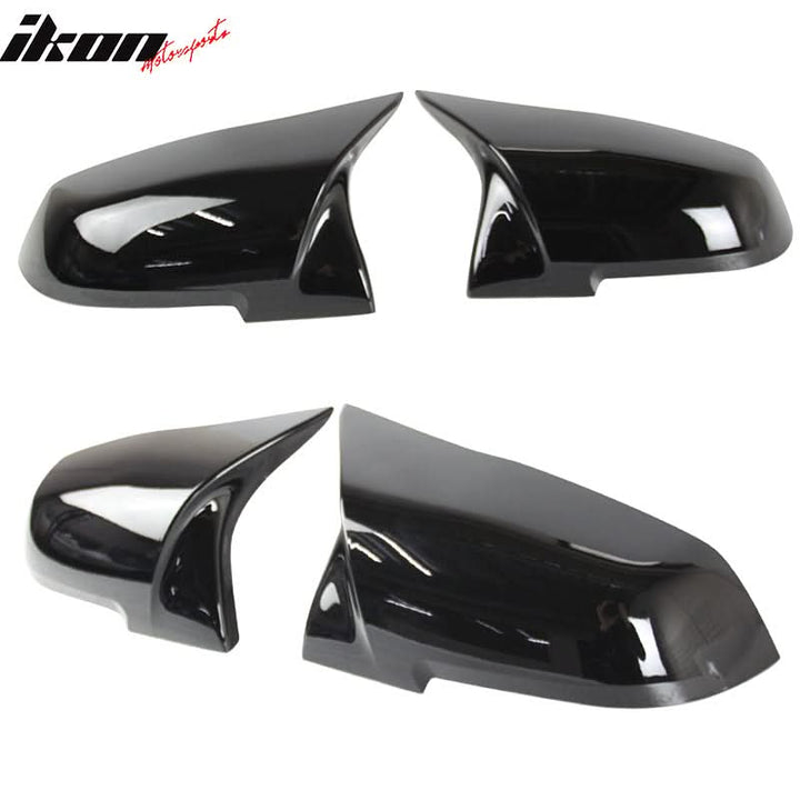 Fits BMW E84 F20 F22 F32 F33 Pair M4 Glossy Black Mirror Covers