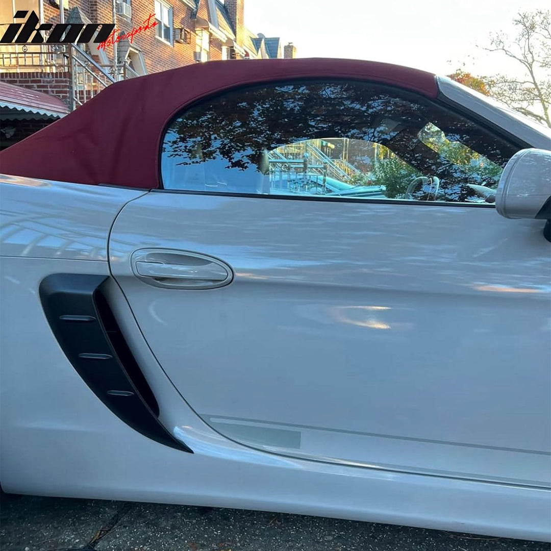 2013-2016 Porsche Boxster Cayman 981 Side Air Vent Scoop Cover ABS 2PC