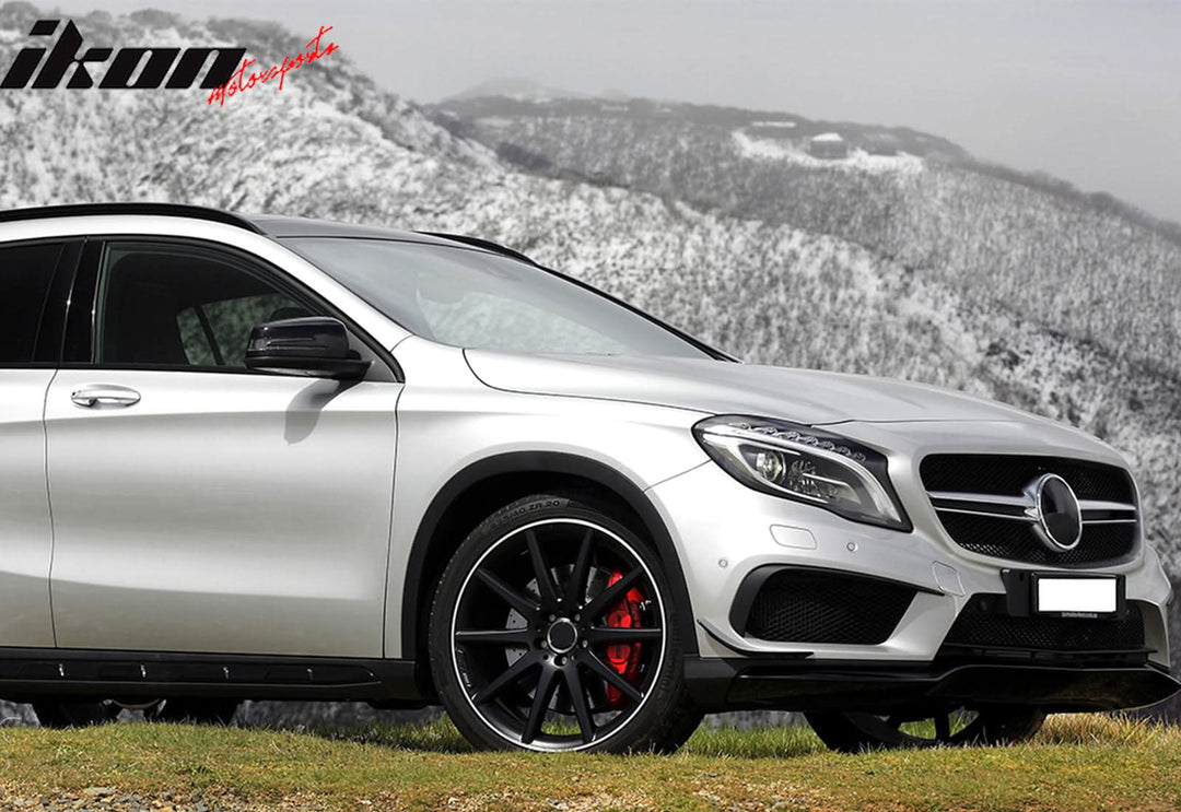2014-2016 Benz W156 GLA-Class Painted #040 Black Front Vent Flaps ABS