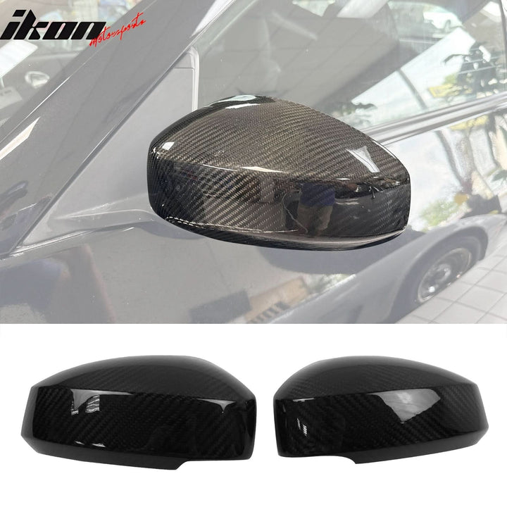 2003-2009 Nissan 350Z Z33 Side Rear View Mirror Covers Carbon Fiber