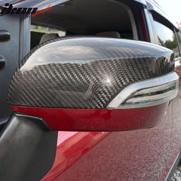 2015-2021 Subaru WRX & WRX STI Sedan 4-Door Mirror Covers Carbon Fiber