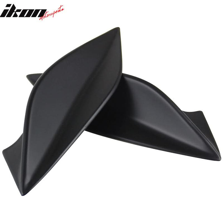 2015-2021 Subaru WRX&STI DTO Style Matte Black Trunk Spoiler Side Fins