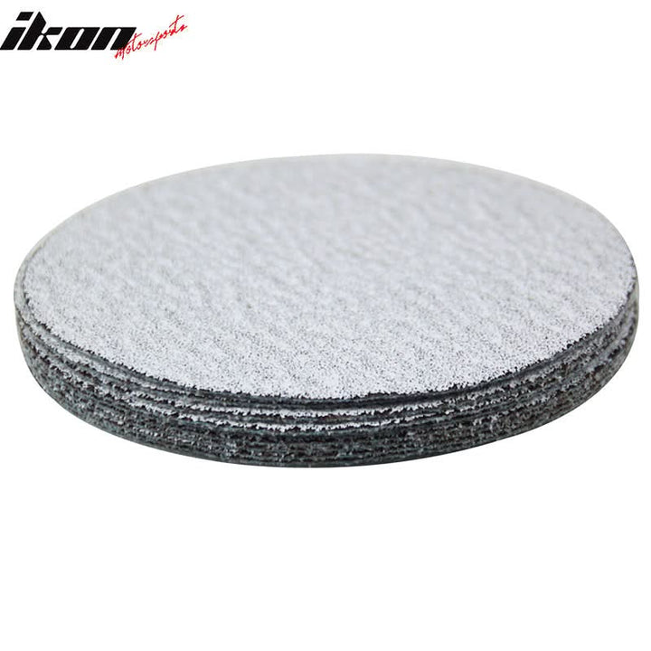 50PC 5in 127mm 60 Grit Auto Sanding Disc Sandpaper Sheets Sand Paper