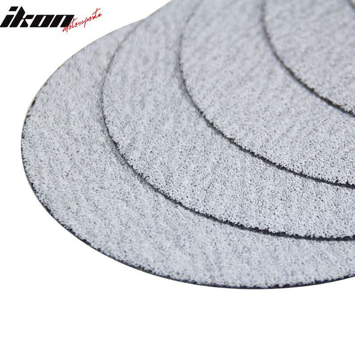10PC 5in 127mm 80 Grit Auto Sanding Disc Sandpaper Sheets Sand Paper