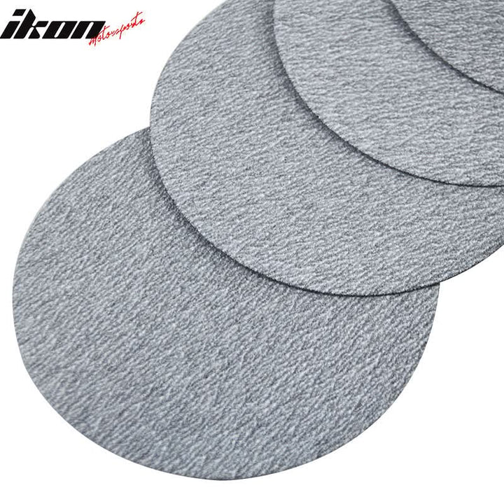100PC 5in 127mm 180 Grit Auto Sanding Disc Sandpaper Sheets Sand Paper