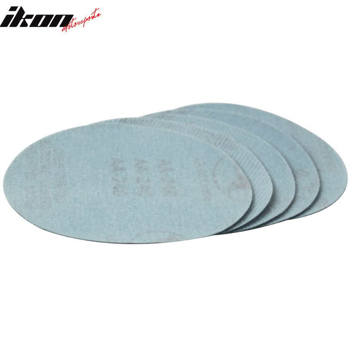 100PC 5in 127mm 240 Grit Auto Sanding Disc Sandpaper Sheets Sand Paper