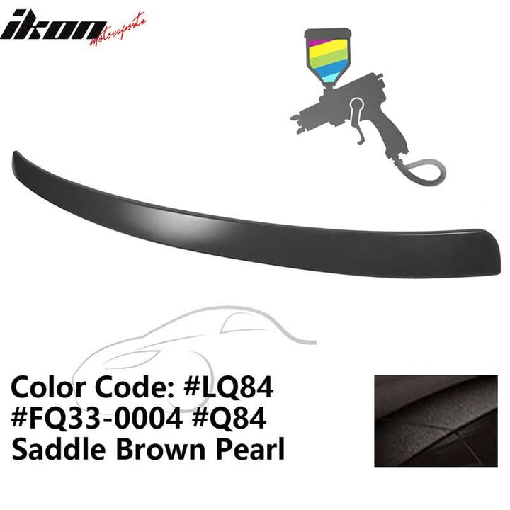 2009-2014 Audi A4 Quattro B8 Sedan 4Door Painted ABS Rear Roof Spoiler